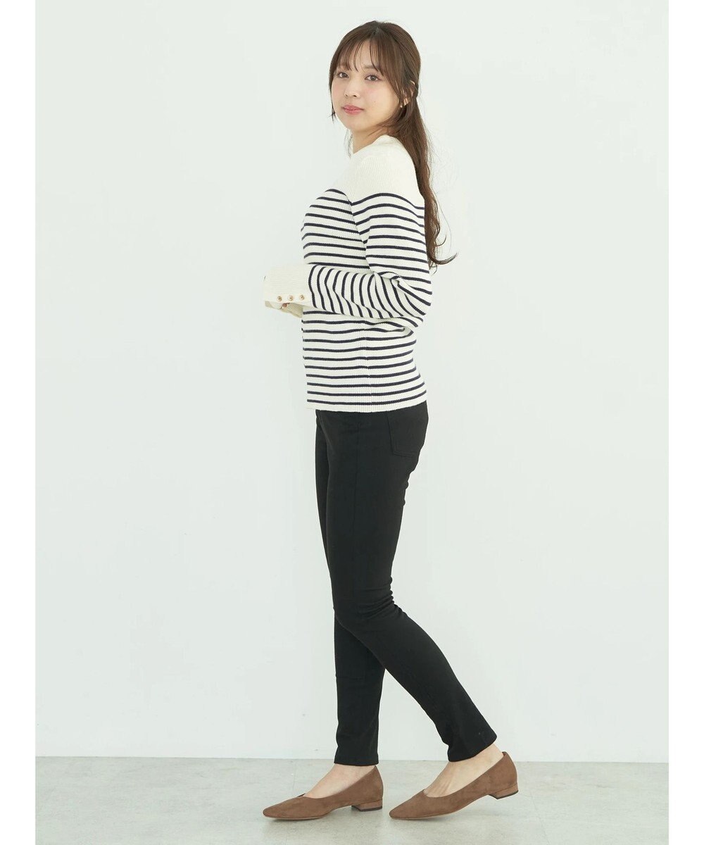 earth music&ecology 裏起毛スキニーパンツ 