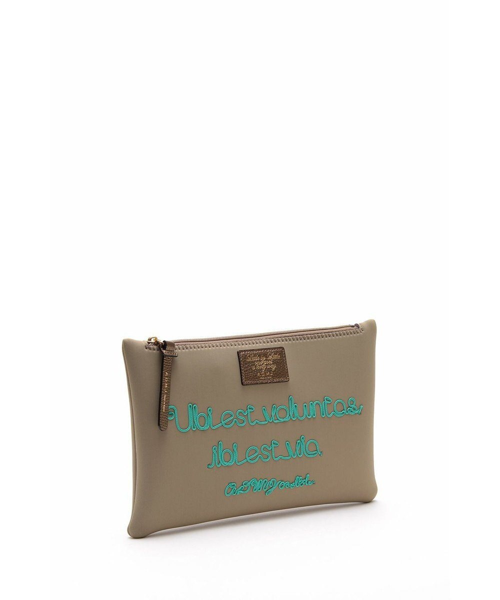 A.D.M.J. 【魔法の様に軽い】マジックライトコード刺しゅうフラットポーチ2セット(S・M) 