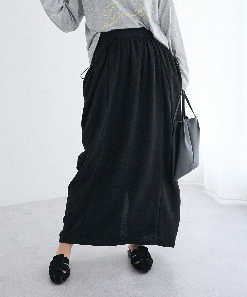 CRAFT STANDARD BOUTIQUE ドレープポケットデザインスカート 