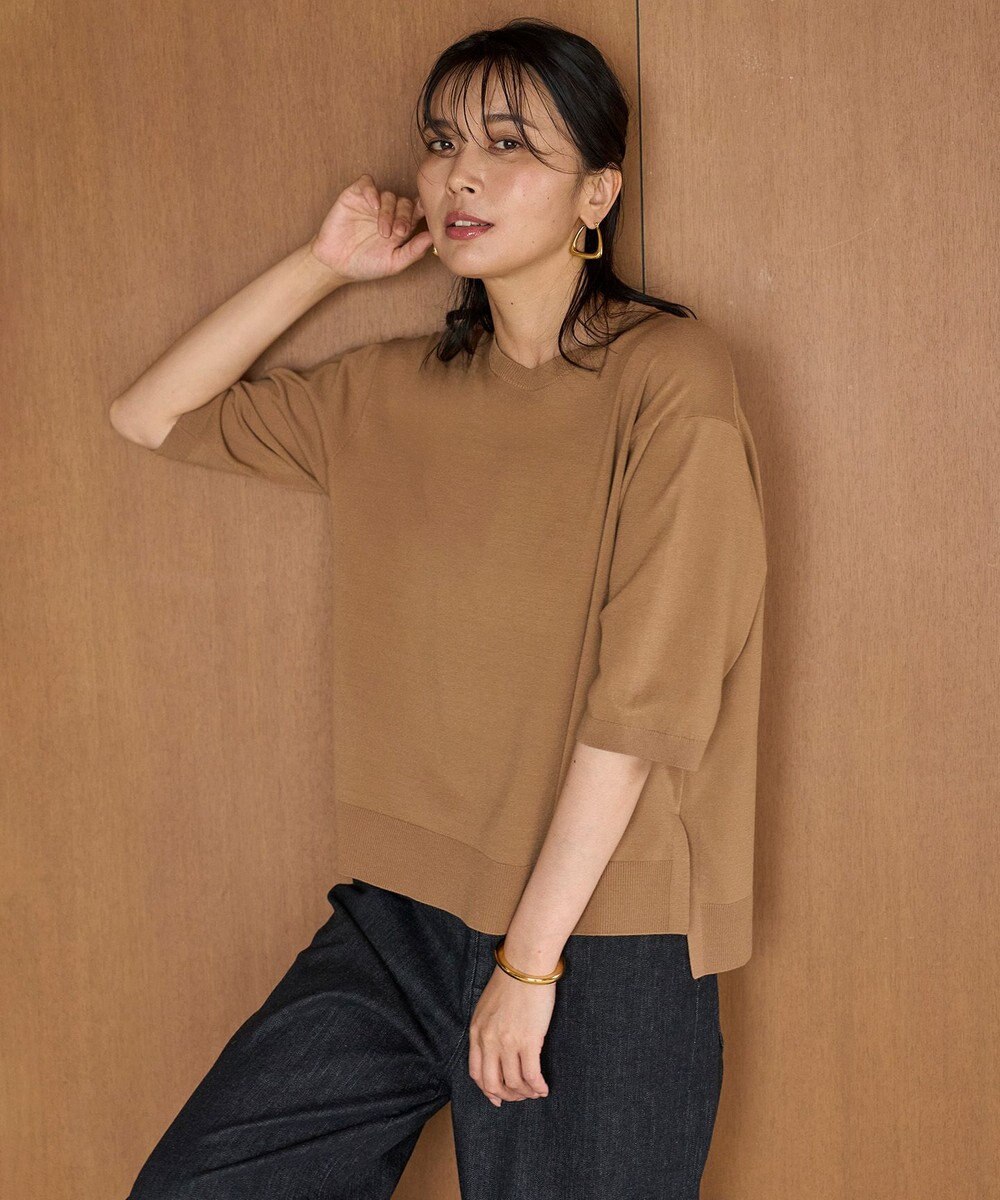 UNFILO L マイビューティニット ハーフスリーブ 