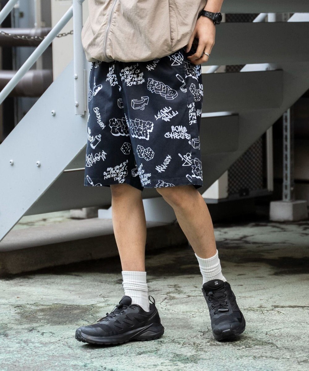 WEGO 【ウエストゴム/手洗い可】パターンイージーショーツ 