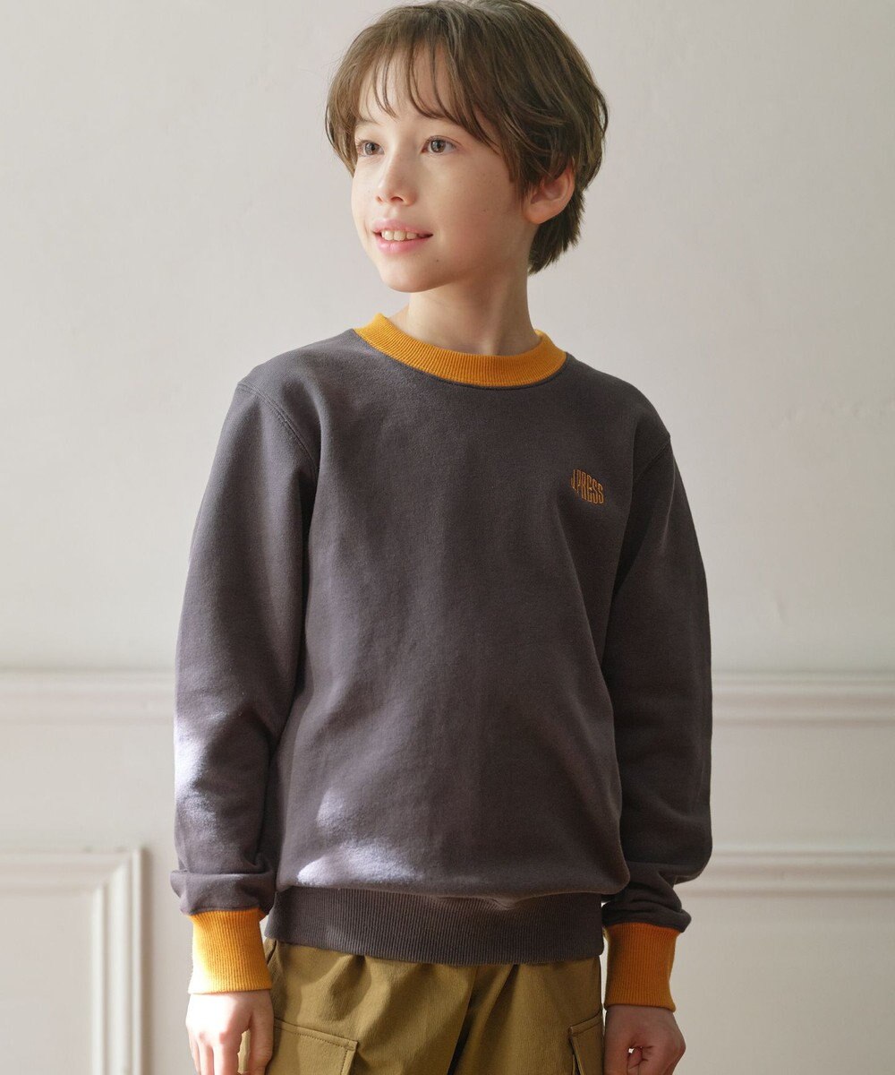 J.PRESS KIDS 【100-130cm】Jバックロゴ エンブロイダリー トレーナー 
