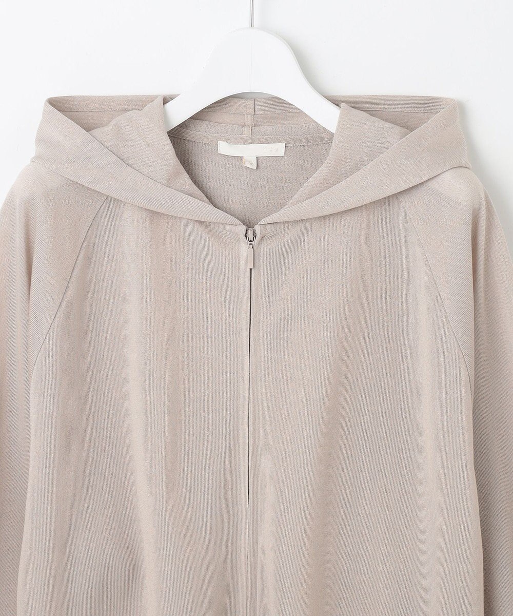 自由区 L 【接触冷感・UVケア・洗える】ファンクショナルジップアップ パーカー 