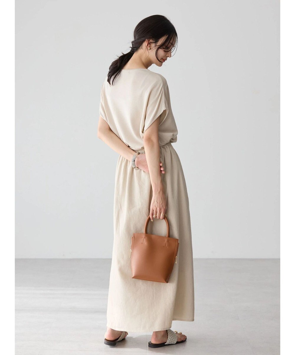 AMERICAN HOLIC 前振りニットフレンチスリーブプルオーバー 