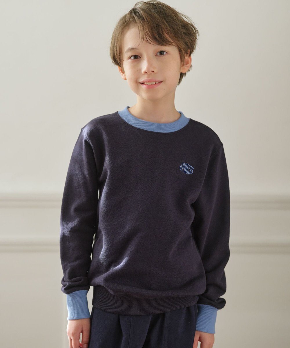 J.PRESS KIDS 【100-130cm】Jバックロゴ エンブロイダリー トレーナー 