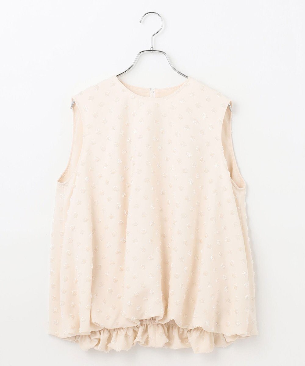 #Newans ジャガードドットバルーンブラウス 