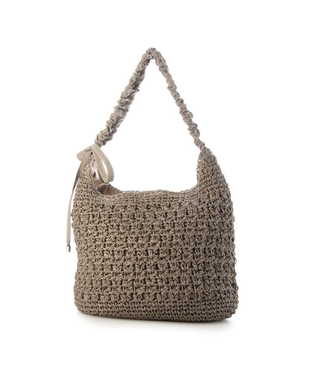 UNBILLION カシュカシュ cachecache / ドロストギャザーハンドル柄編2wayトート 