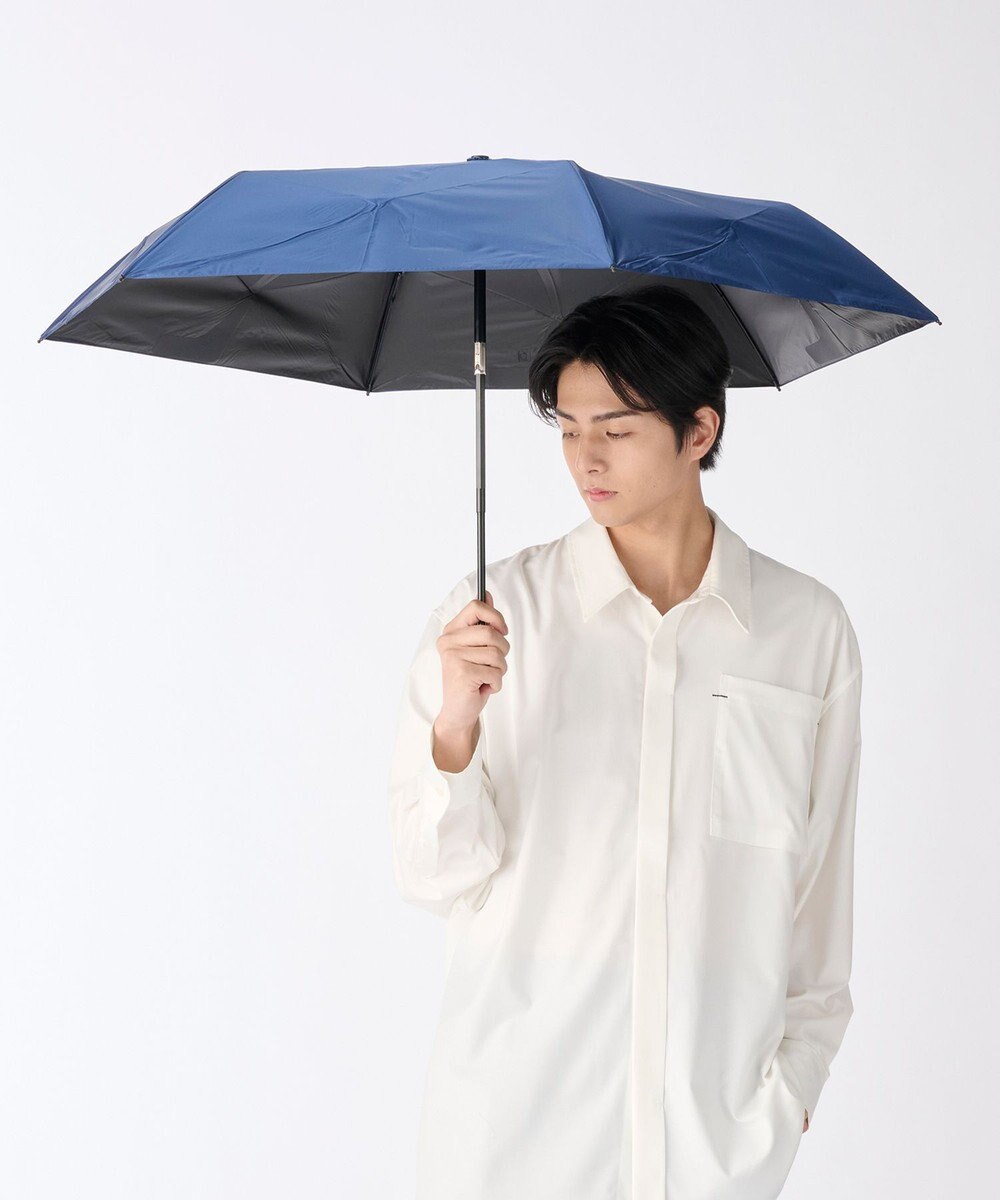 MOONBAT 【3秒で折りたためる日傘/自動開閉】 遮光100% 晴雨兼用 折りたたみ傘 ウラワザ 