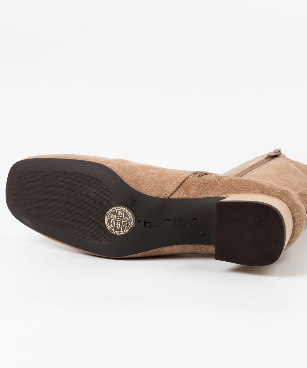 BONTRE 【UNISA/ウニサ】ショートヒールストレッチブーツ 