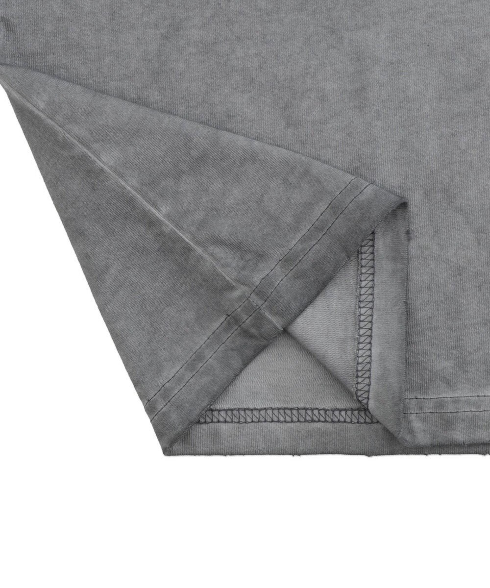 WEGO 【ユニセックス着用ITEM/MLサイズ展開】コールドダイダメージアップリケT（LS） 