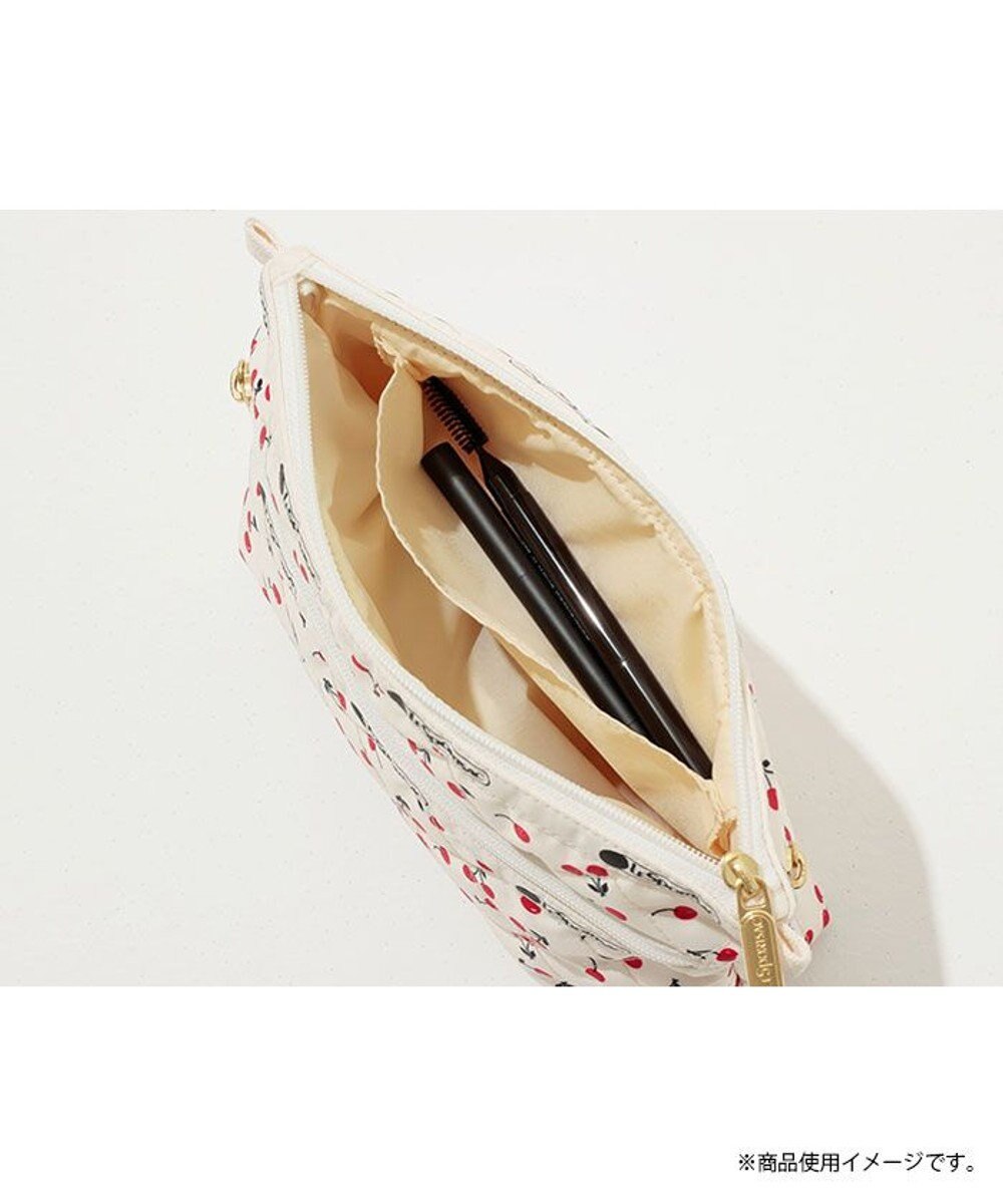 LeSportsac PERFECT COSME POUCH/チェリーレッドキルト 