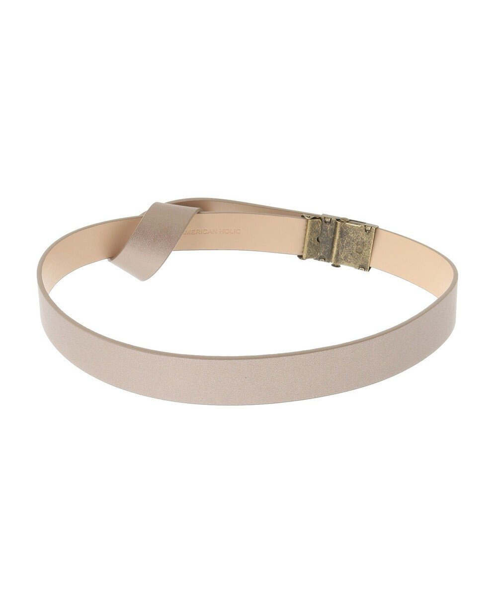 AMERICAN HOLIC フェイクレザーガチャベルト 