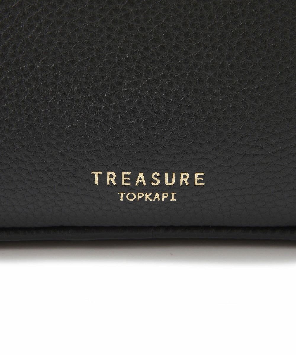 TOPKAPI 【TREASURE TOPKAPI】シュリンクレザー スクエア 2way ショルダー バッグ 