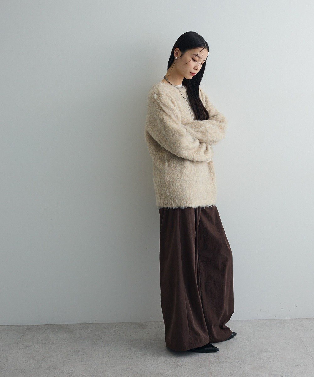 Green Parks 前後２ｗａｙキーネックシャギーニット 