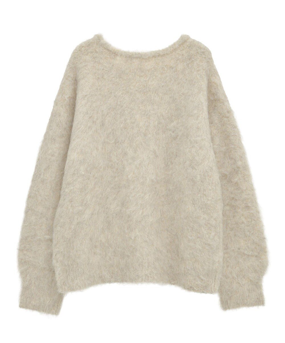 Green Parks 前後２ｗａｙキーネックシャギーニット 