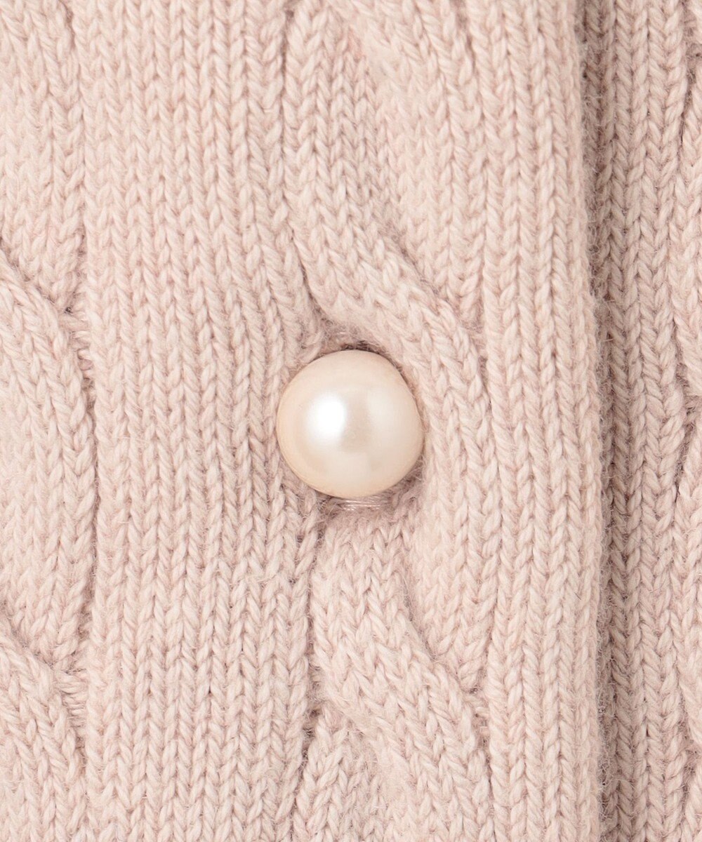 組曲 【前後着用可】コットンカシミヤ混2WAYケーブル ニット 