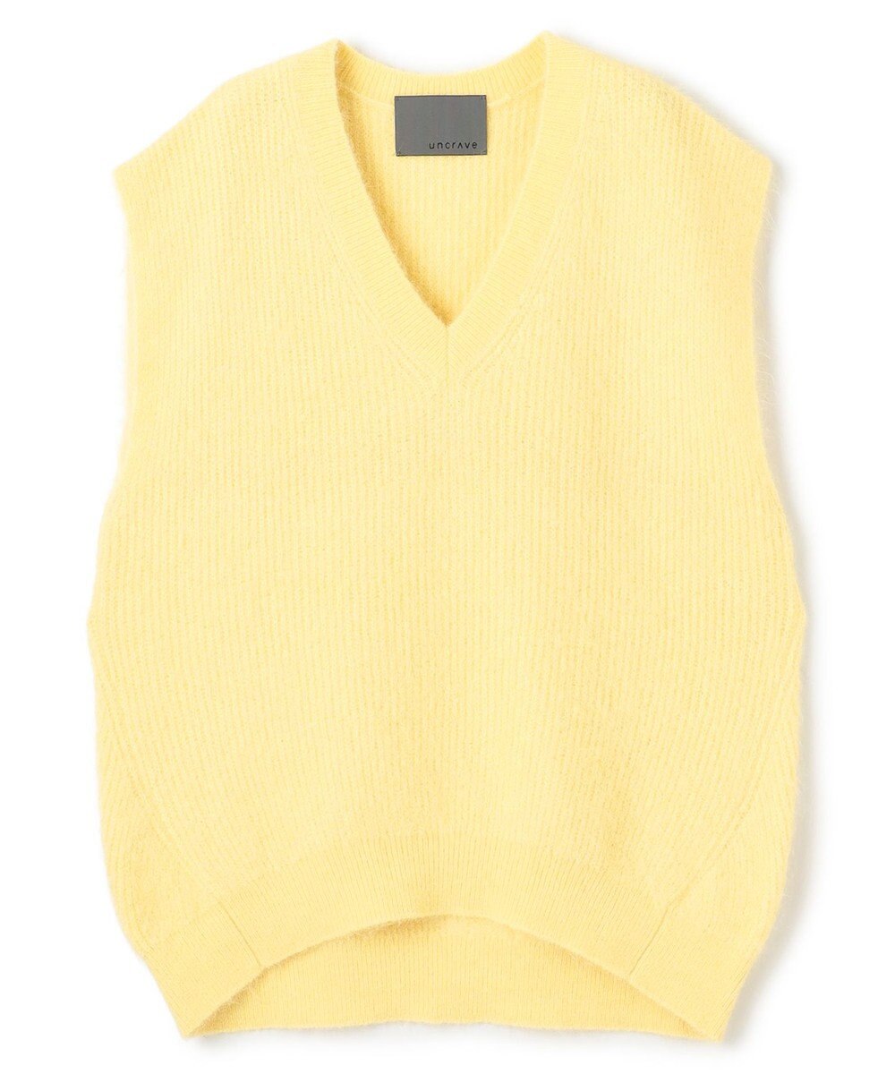 uncrave アルパカファーニット Vネックベスト 