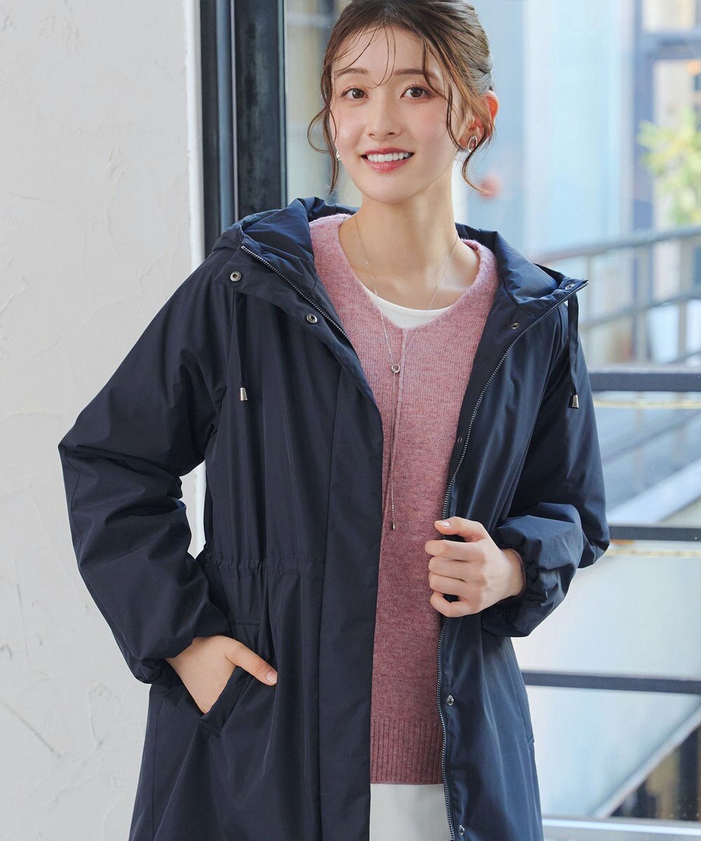 Tiaclasse 【安田美沙子さん着用・洗える】メランジVネックニットプルオーバー 