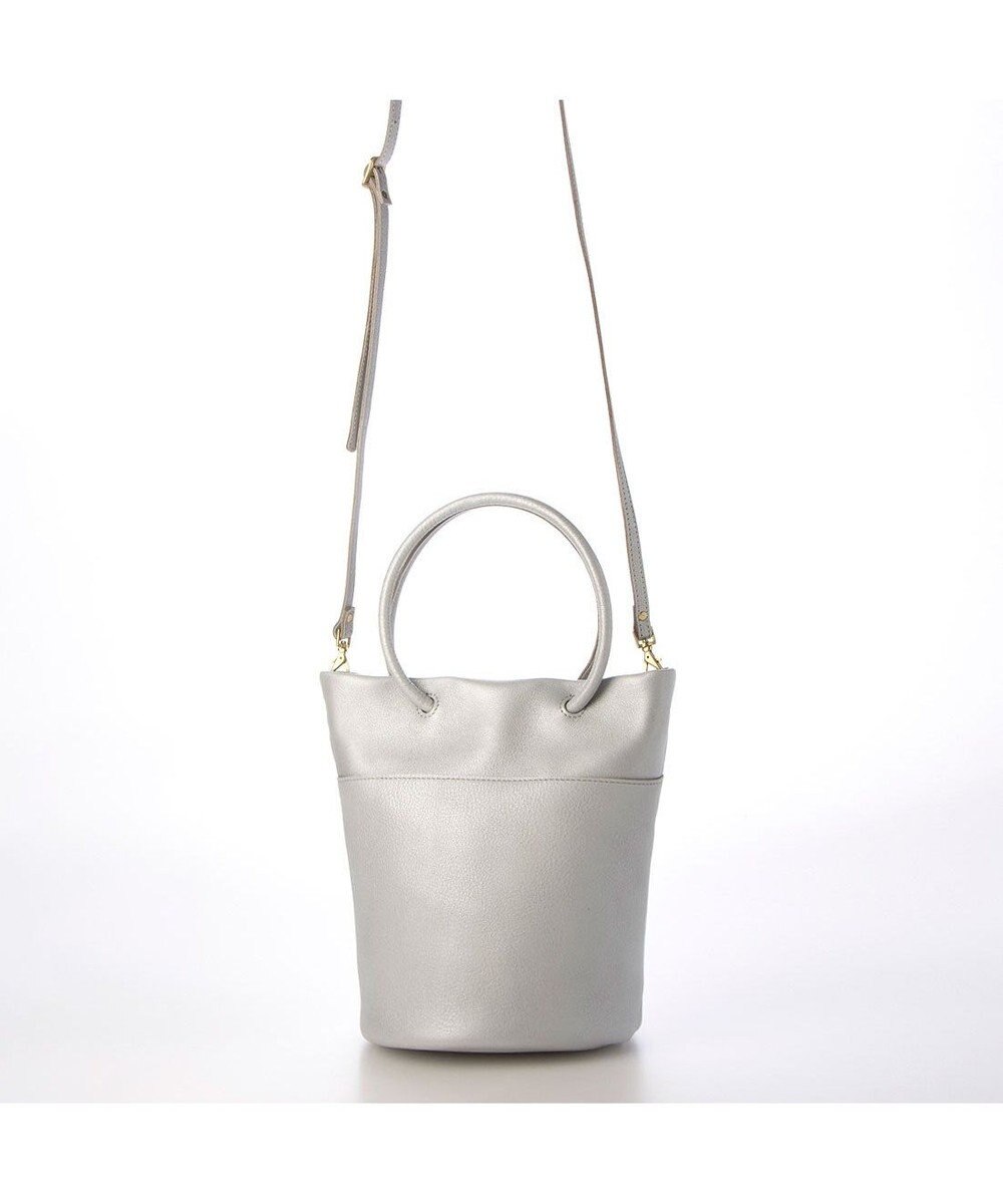 UNBILLION 【テレビ ドラマ着用アイテム】ペルケ perche / 姫路レザー丸手ハンドル2wayバケツバッグ 