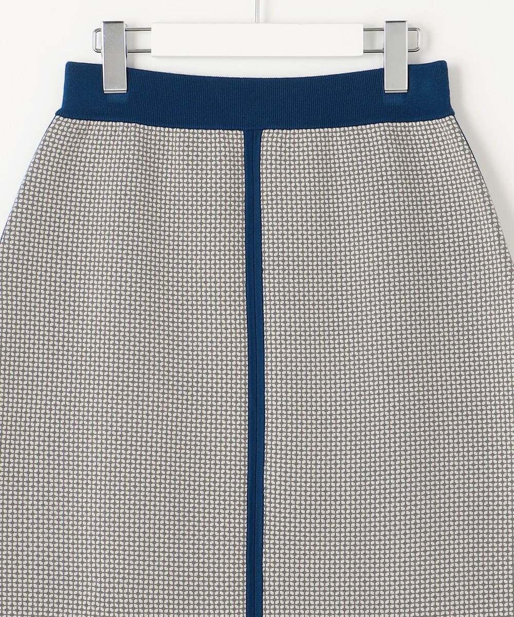 自由区 S 【リバーシブル・セットアップ対応・洗える】レーヨンストレッチリバーシブルニット スカート 