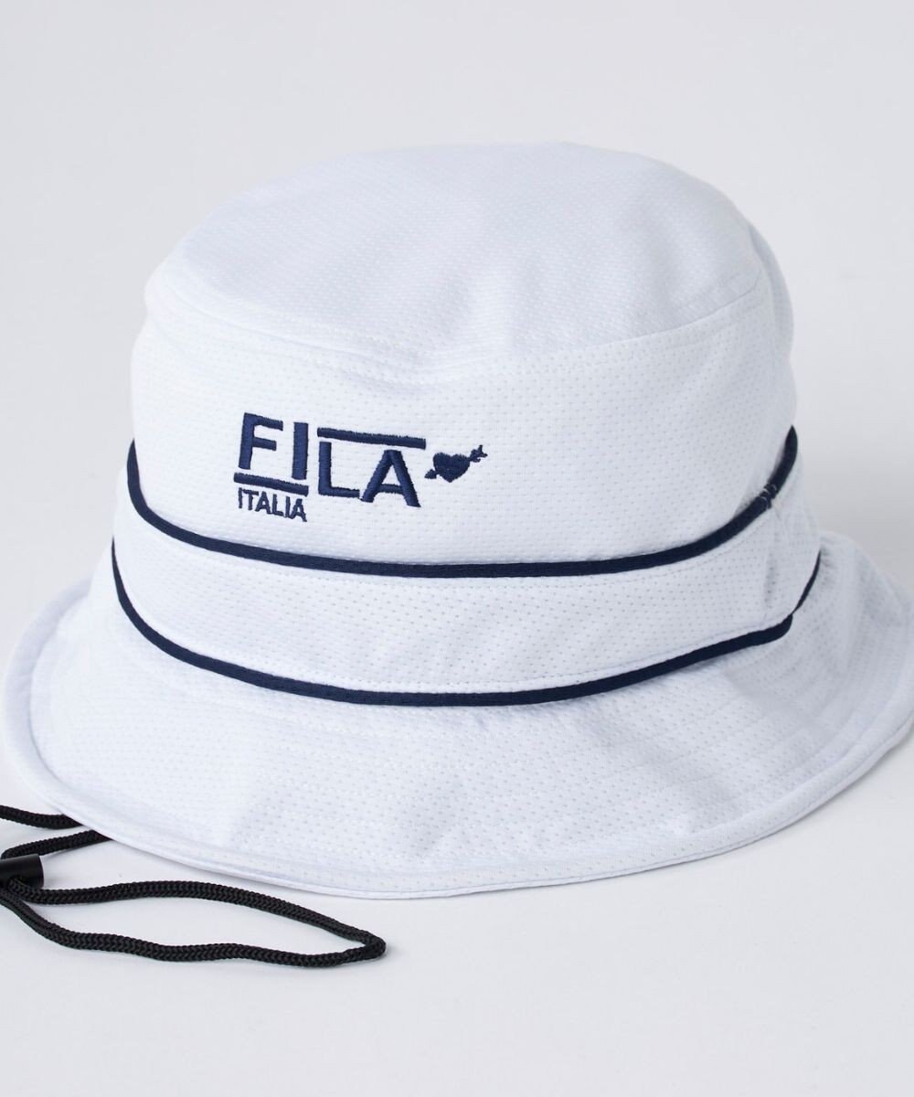 FILA GOLF／marie claire 【FILA GOLF】保冷剤ポケット付きハット 