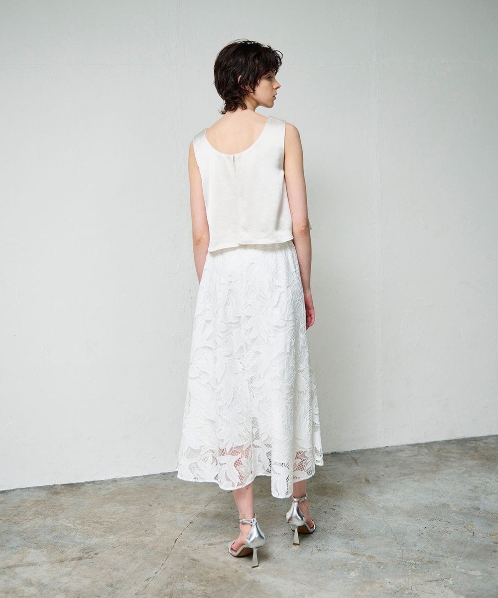 GRACE CONTINENTAL ケミカルリーフスカート 