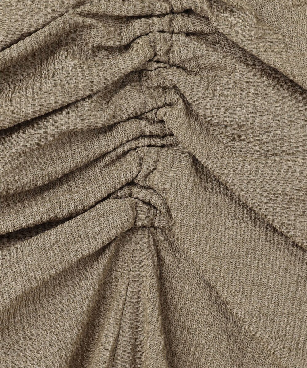 ICB L 【洗える】コットンリップル ナロースカート 