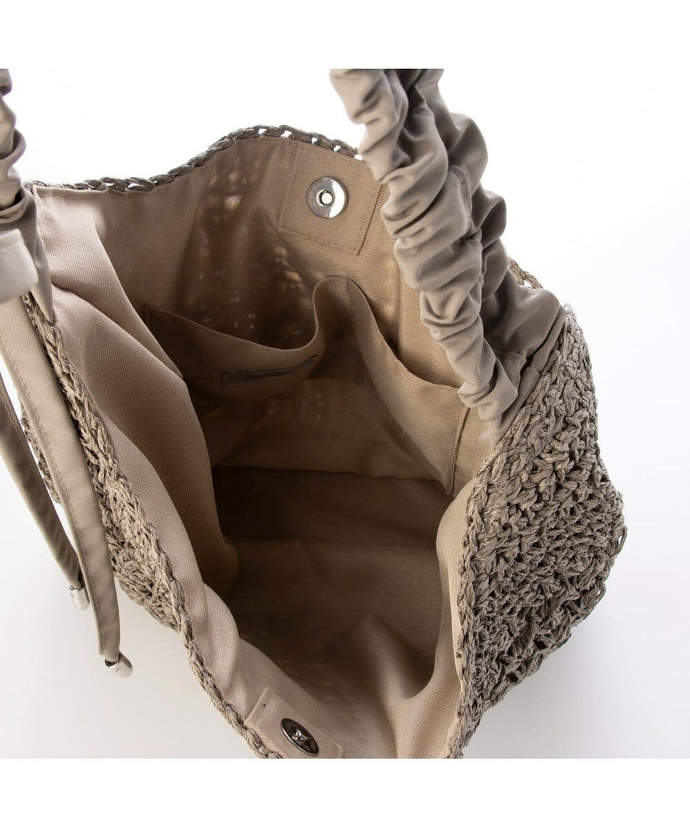 UNBILLION カシュカシュ cachecache / ドロストギャザーハンドル柄編2wayトート 