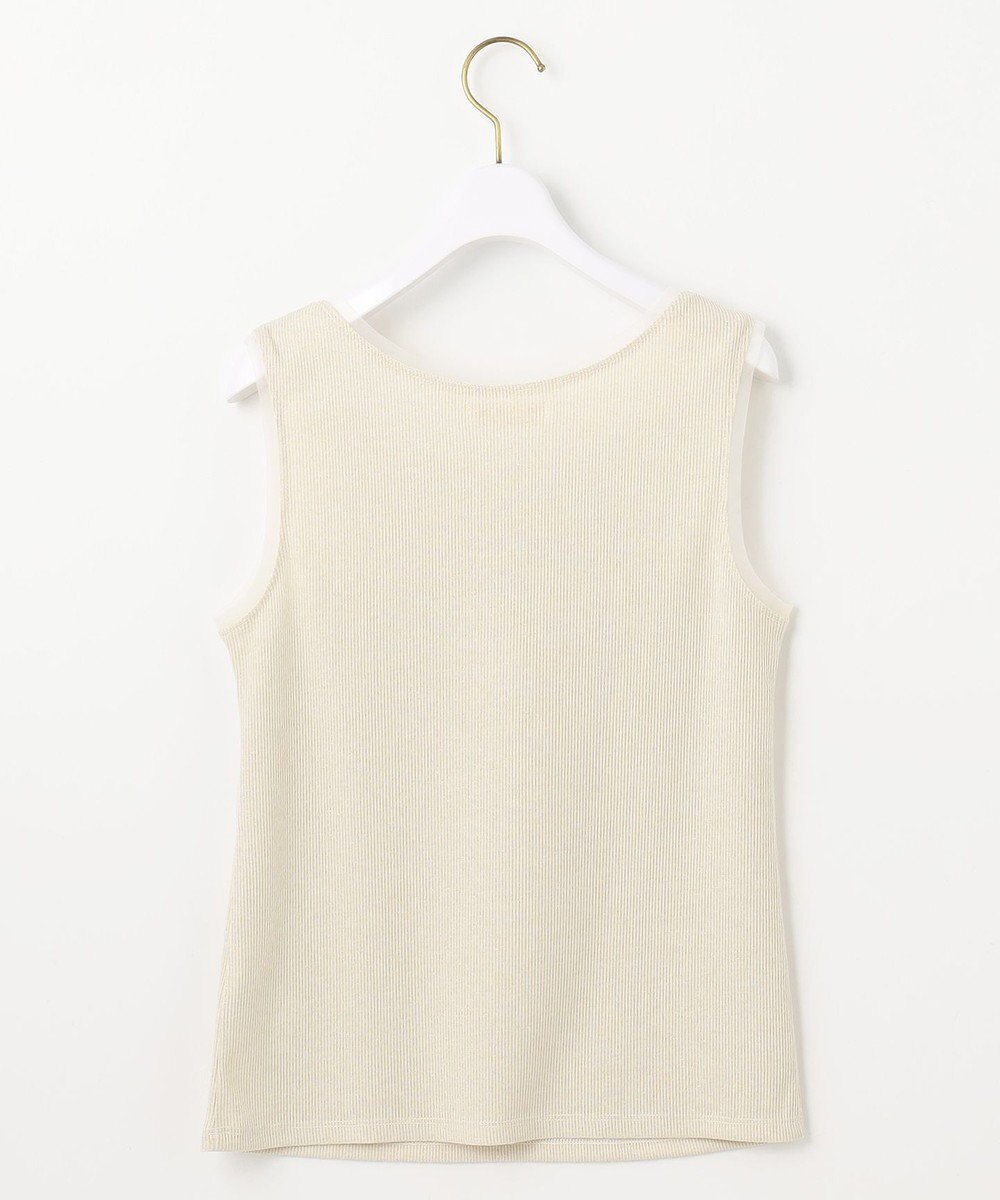 ANY SIS S 【洗える】チュールコンビラメ タンクトップ 