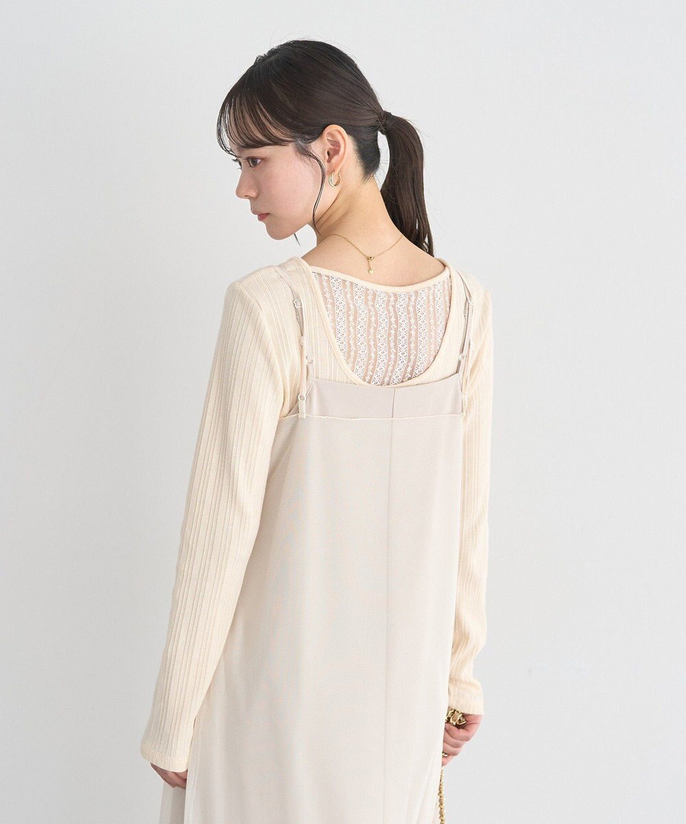 earth music&ecology SET2点チュール＆キャミワンピース 