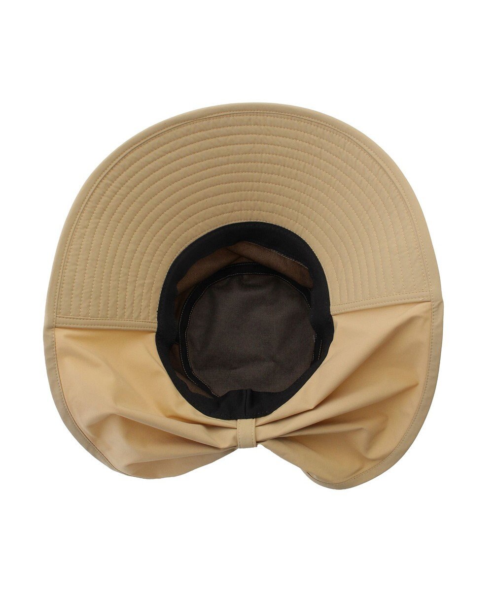 MOONBAT 【遮光100％/遮熱/UVカット】PAUL&JOE ACCESSOIRES(ポール&ジョー）後ろ垂れ 広つばハット 帽子 サイズ調整可能 手洗い可能 