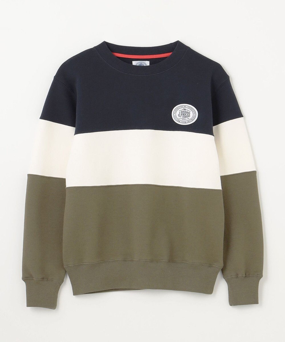 J.PRESS KIDS 【140-170cm】COMBI トリコロール トレーナー 
