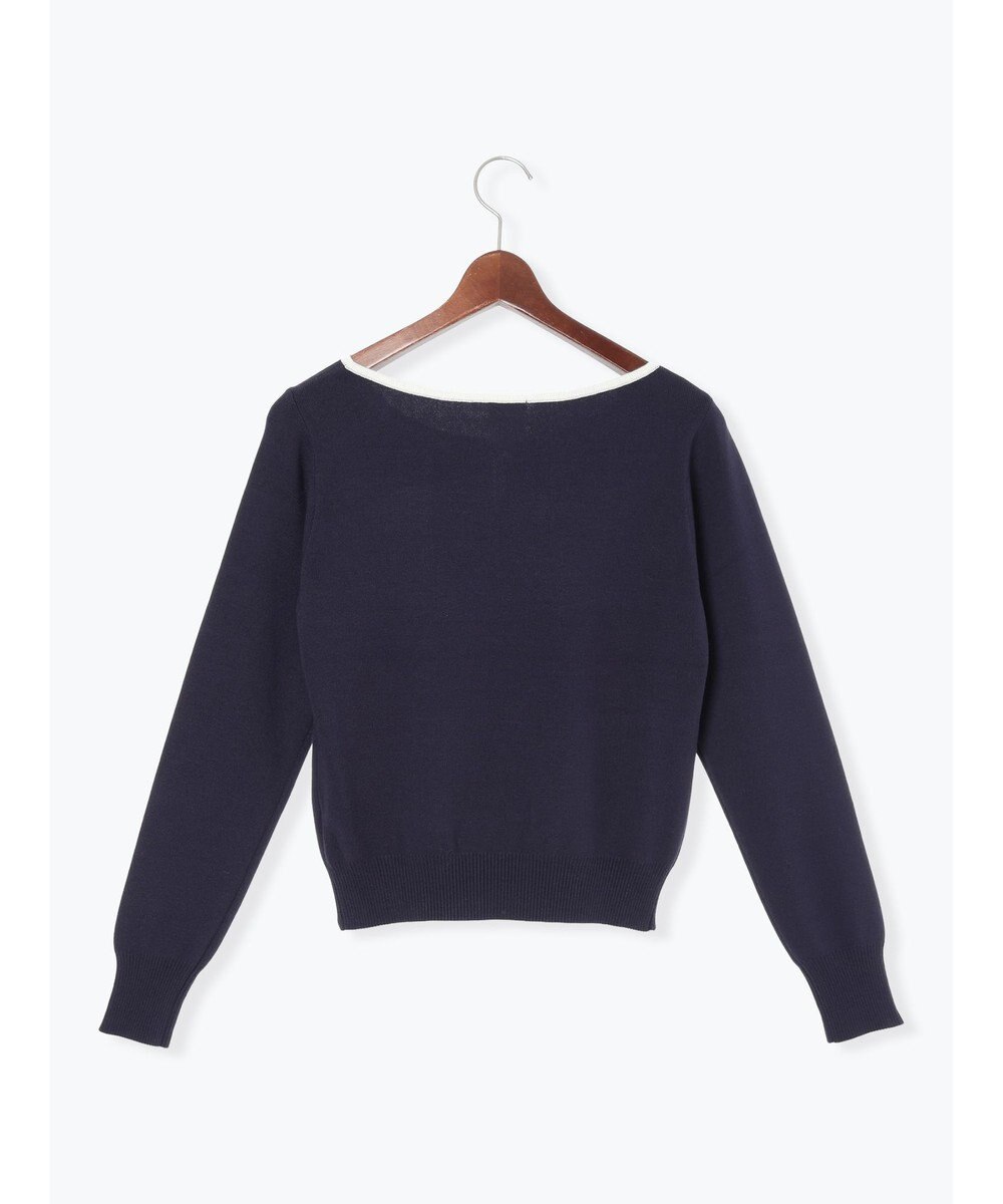 Te chichi スクエアチャームキーネックプルオーバー 