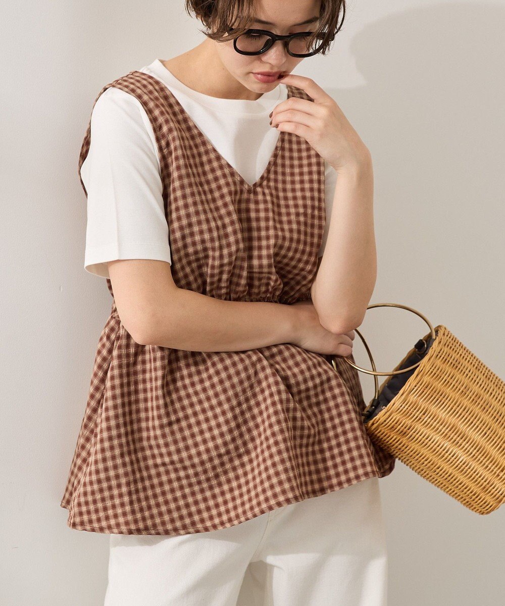 AMERICAN HOLIC 【前後2way】アソートペプラムベスト 