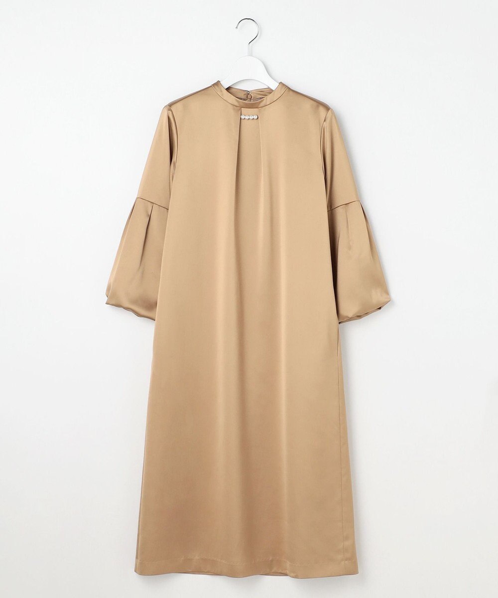 J.PRESS LADIES ノーブルサテン ワンピース 