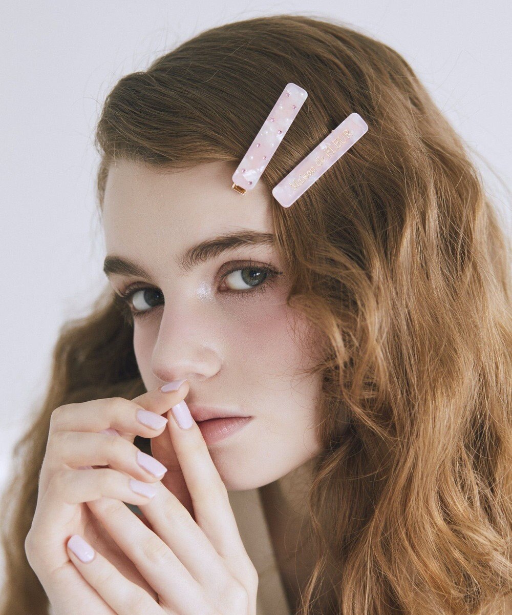 Maison de FLEUR 2セットアセチロゴクリップ 