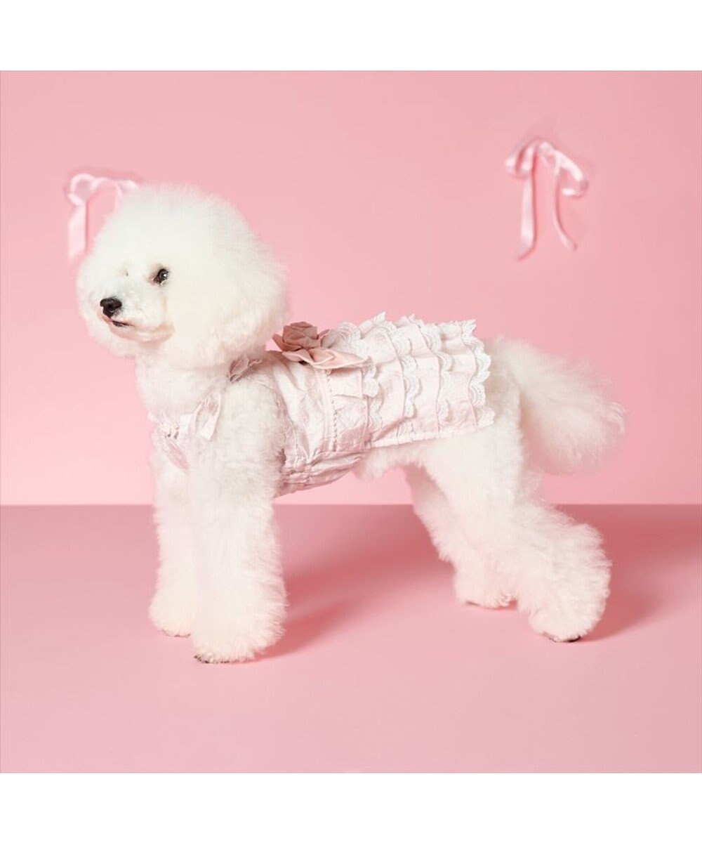 PET PARADISE cherircouture ローズリボン ワンピース 小型犬 