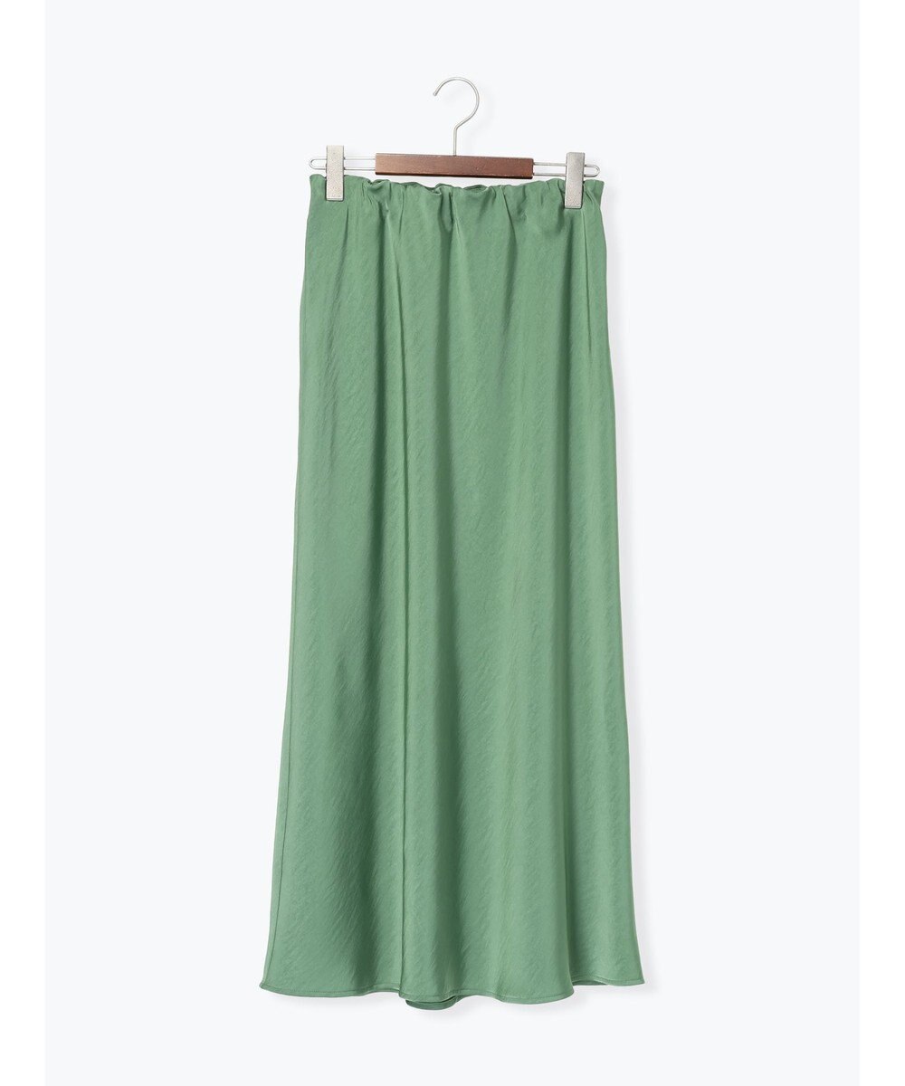 Te chichi バイアスサテンスカート 