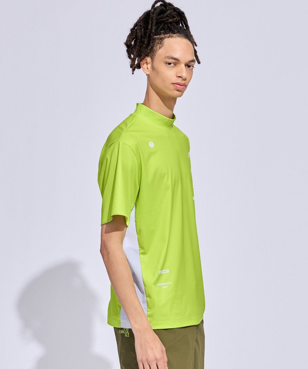 PW CIRCULUS 【MEN】メッシュコンビ モックネック ゴルフ 