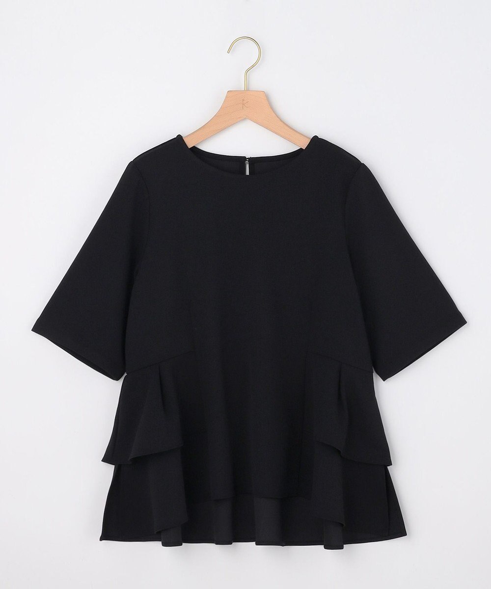 組曲 L 【先行予約・WEB限定】ジョーゼットジャージー ティアード ブラウス 