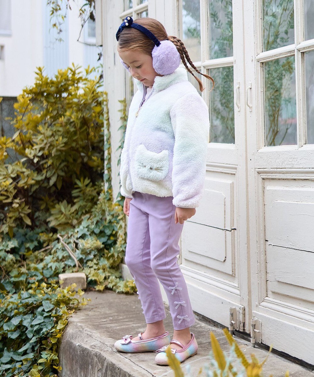 ANY KIDS ネコポケットボアブルゾン 