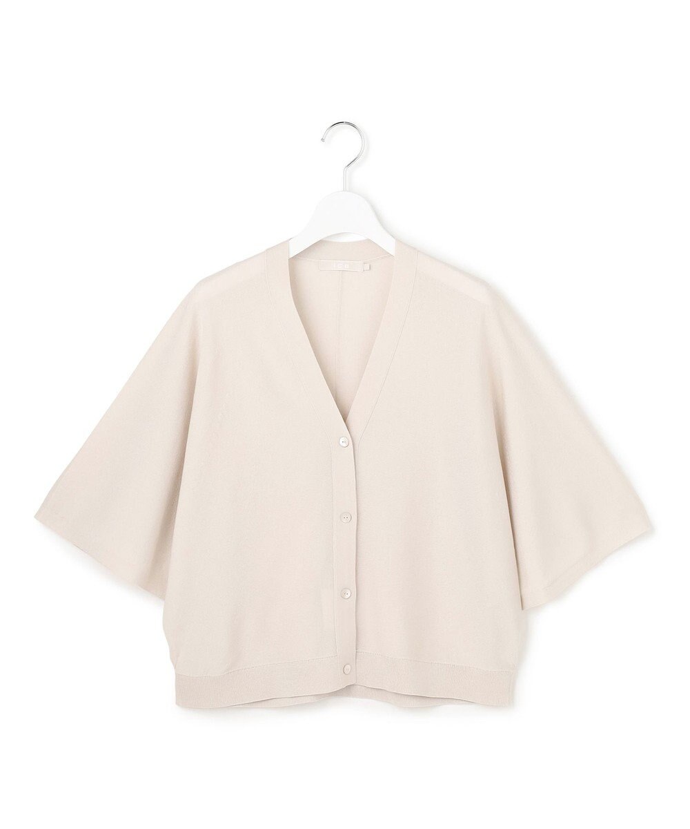 ICB L フライスリーブ Vネックカーディガン 