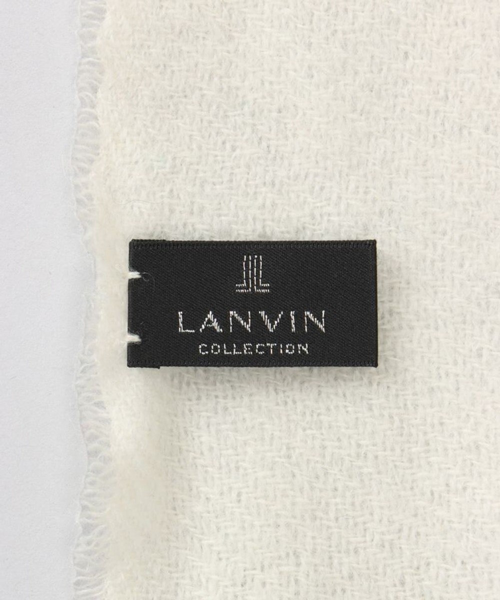 AURORA 【 LANVIN COLLECTION（ランバン コレクション） 】エアリーカシミヤ中厚無地ストール 
