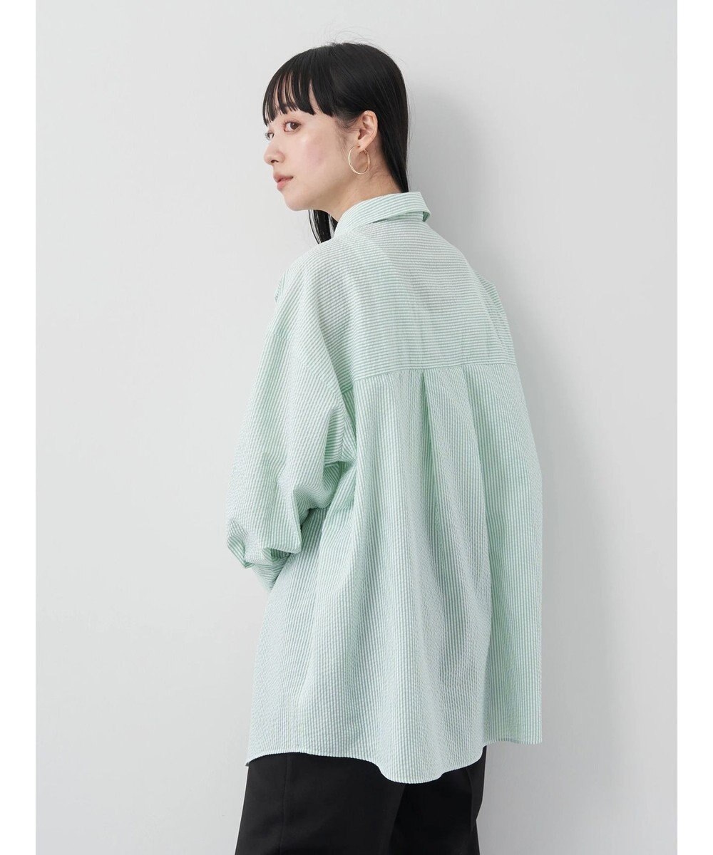 earth music&ecology サッカーストライプボーイズライクシャツ 