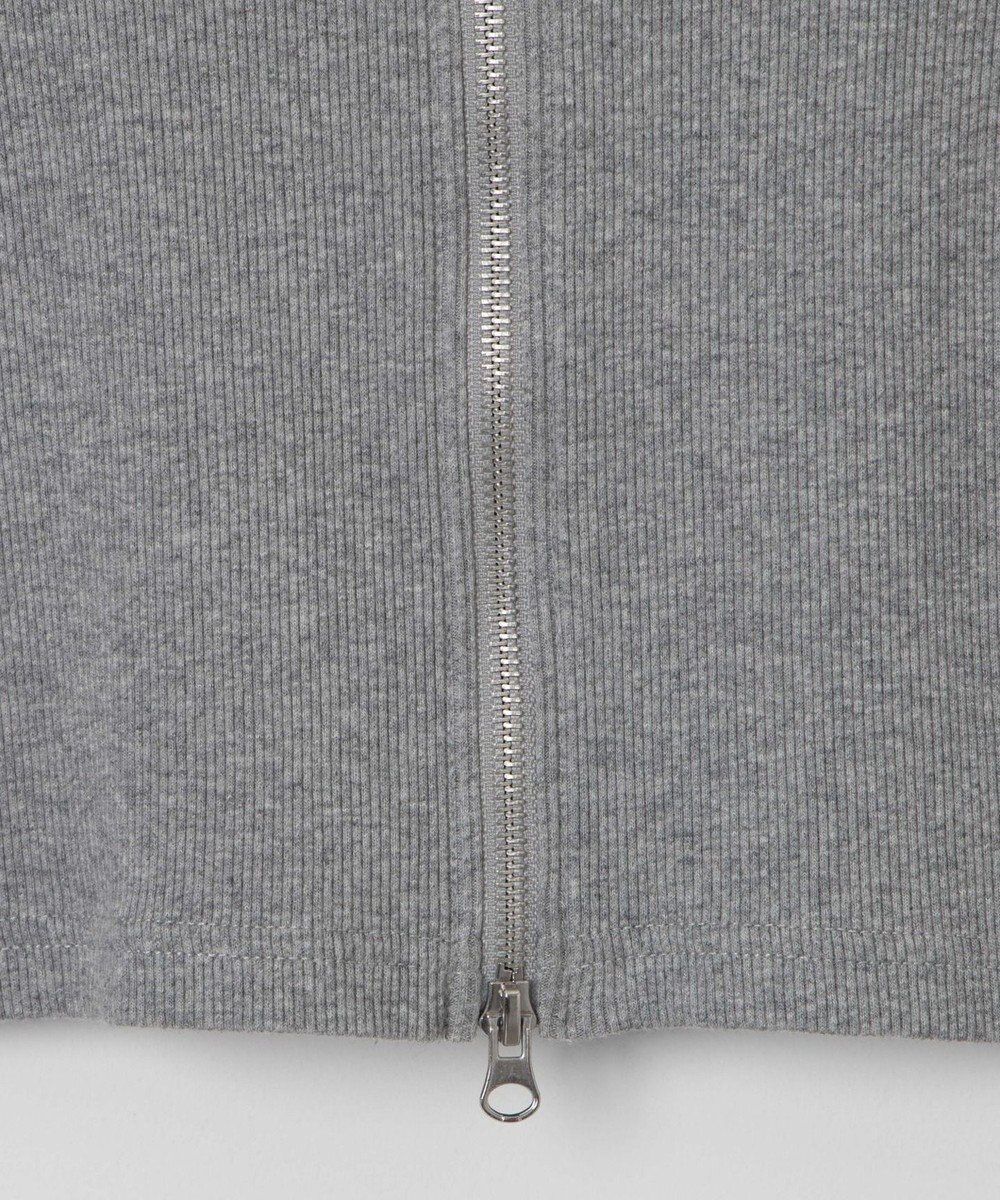 WEGO ワンポイント刺繍WZIP長袖トップス 