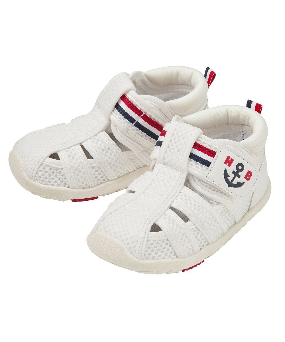 MIKI HOUSE HOT BISCUITS 【13-17cm】ダブルラッセル 水抜けセカンドサンダル 