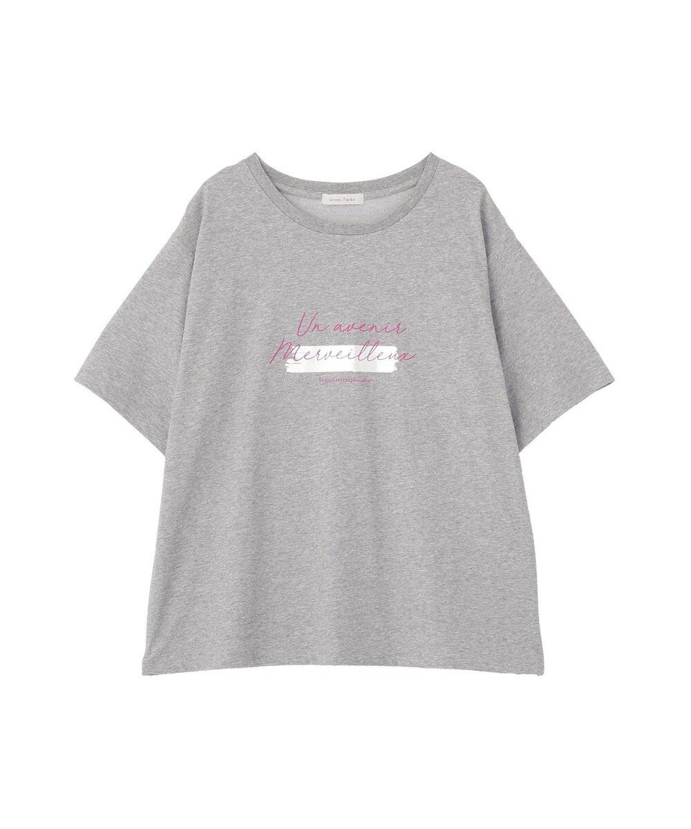 Green Parks 【適ON】箔プリントロゴＴシャツ 