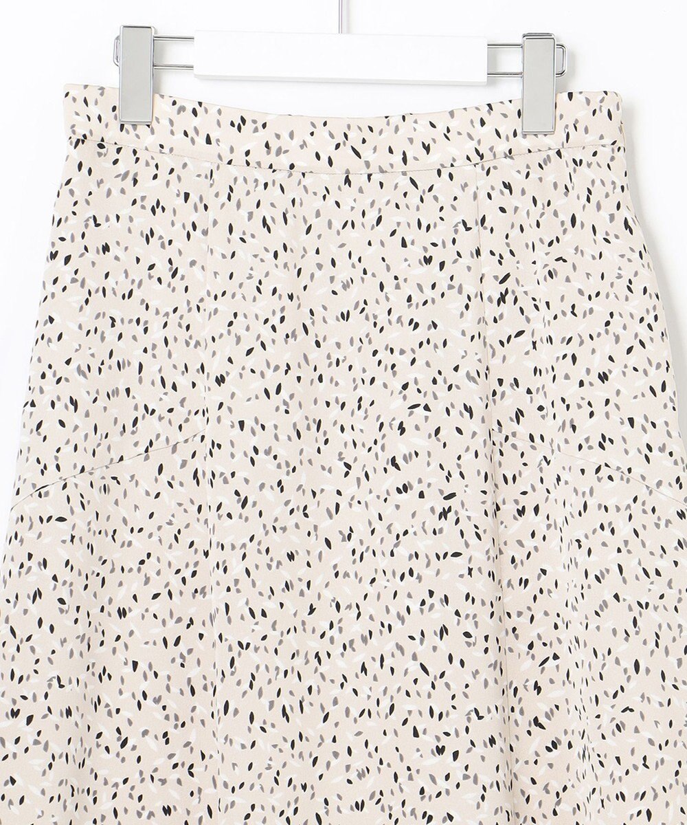 自由区 【洗える】スモールペタルプリント マーメイドスカート 