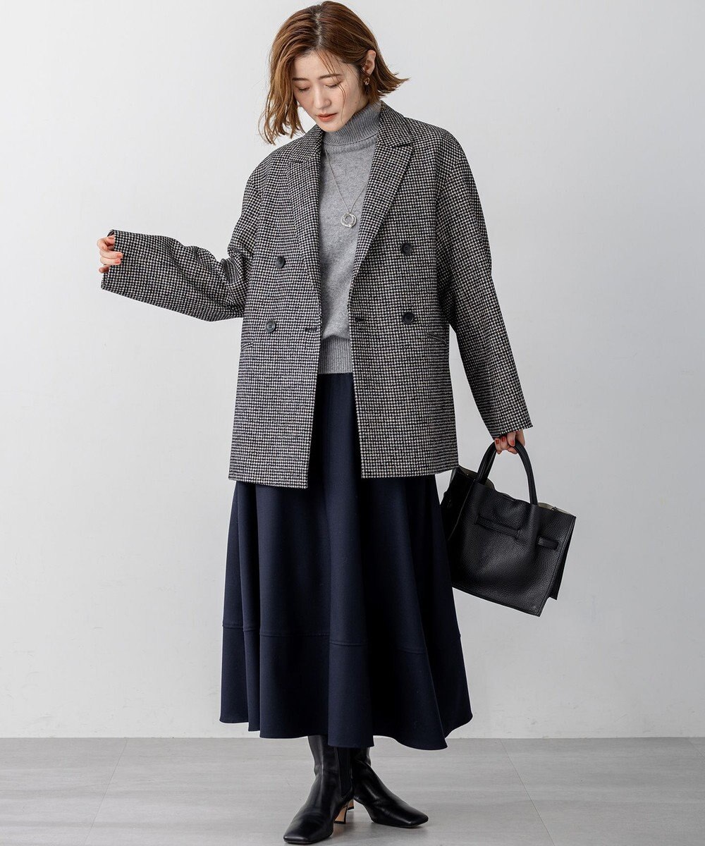 23区 S 【見上愛さん着用/VERY12月号掲載】ループミックスツイード ダブル ジャコット 