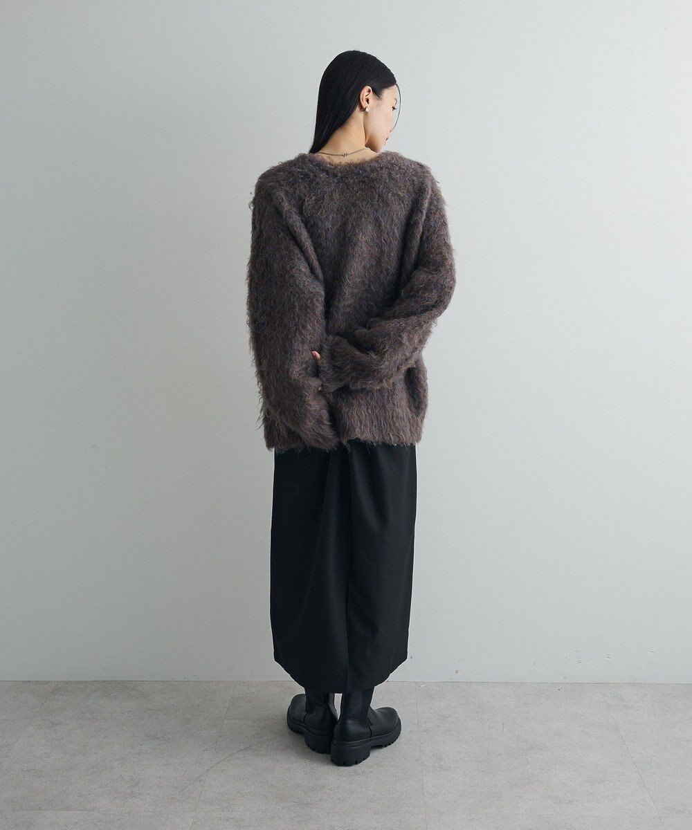 Green Parks 前後２ｗａｙキーネックシャギーニット 